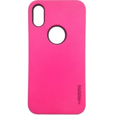 Capa para iPhone X e XS - Motomo Texture Fit Pink